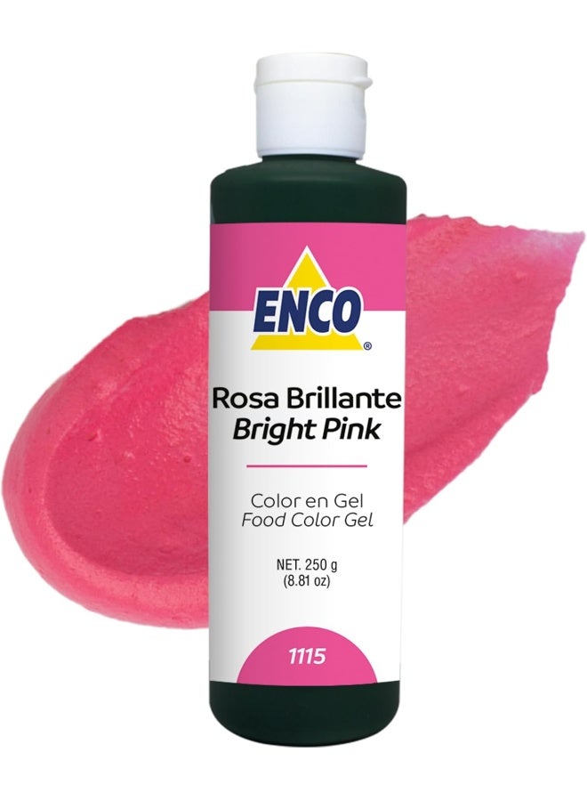 ENCO Bright Pink Food Coloring Gel 250g - Image 1
